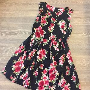 Floral print dress